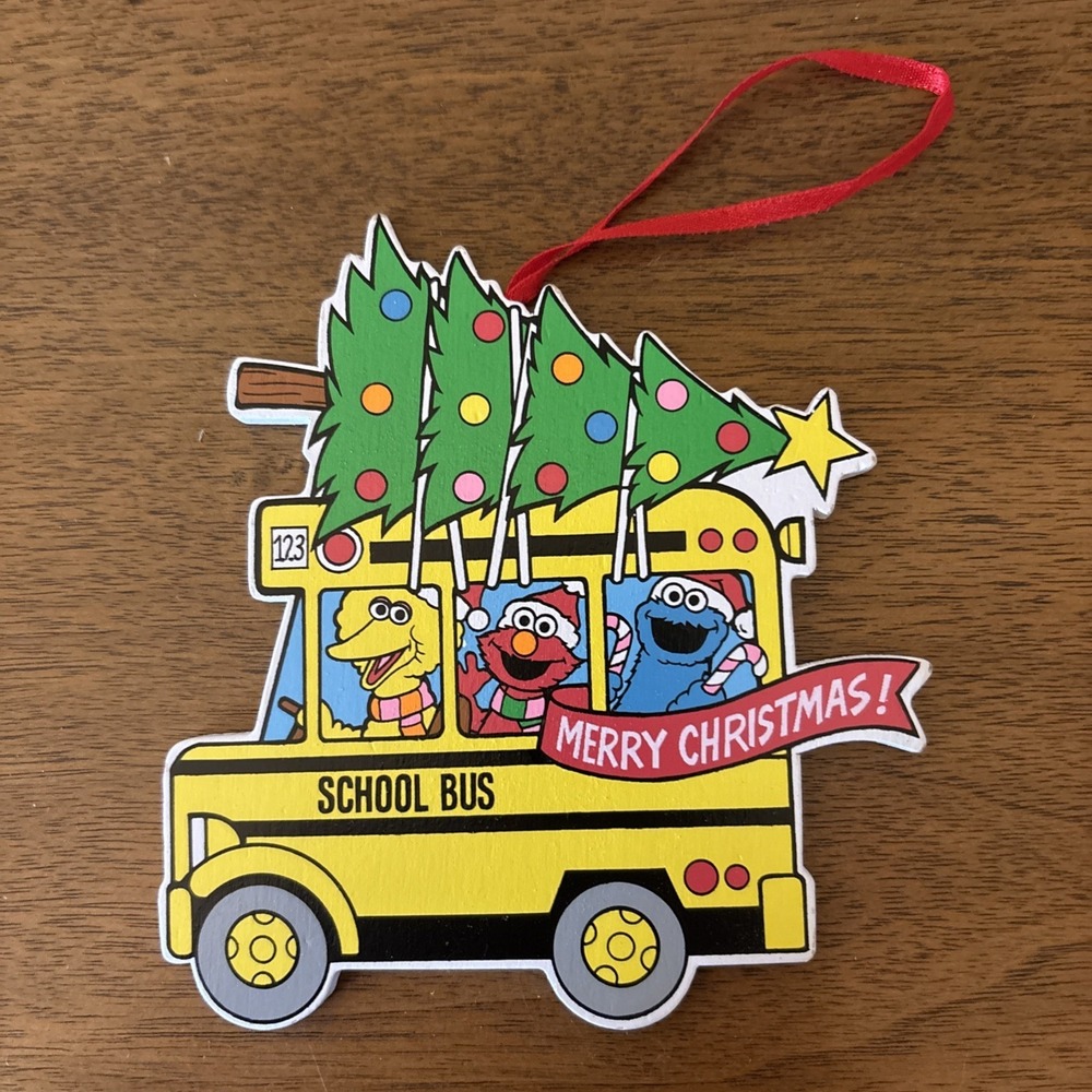 New Vintage 1993‎ Sesame Street Jim Henson Christmas Ornament - Sesame Street